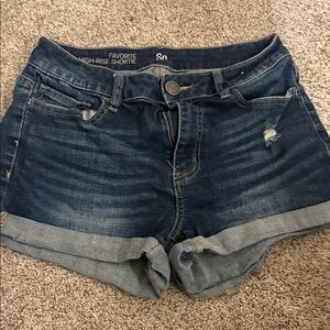 SO Women's Dark Blue Jean Shorts